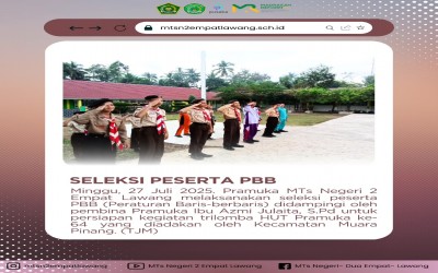 SELEKSI PESERTA PBB, Minggu 27 Juli 2025
